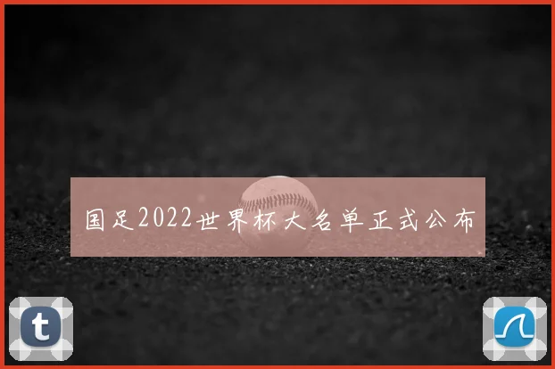 国足2022世界杯大名单正式公布